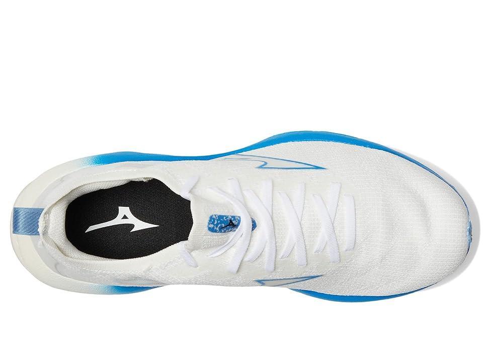 Mizuno Wave Neo Wind (Undyed /Peace Blue) Men's Shoes Product Image