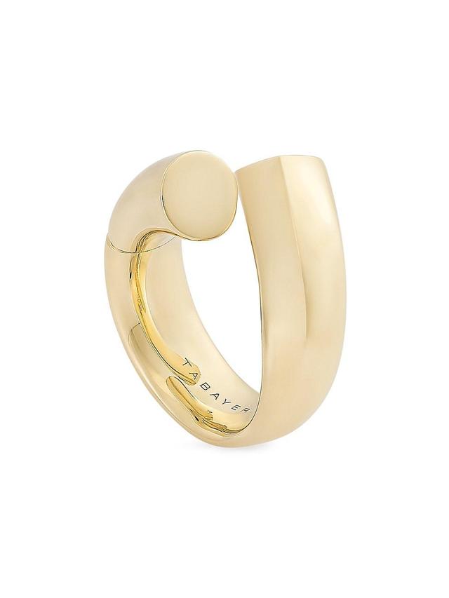 Womens Oera Large 18K Yellow Gold Ring Product Image