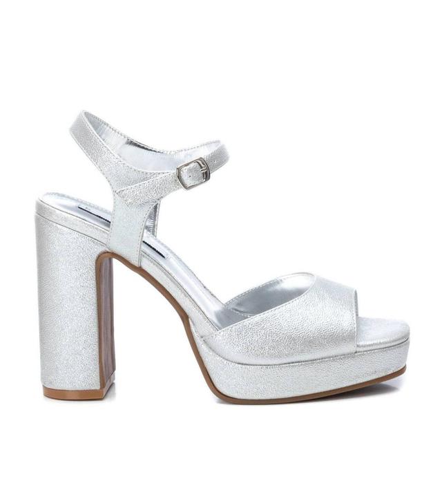 Xti Womens Heel Sandals Silver Product Image