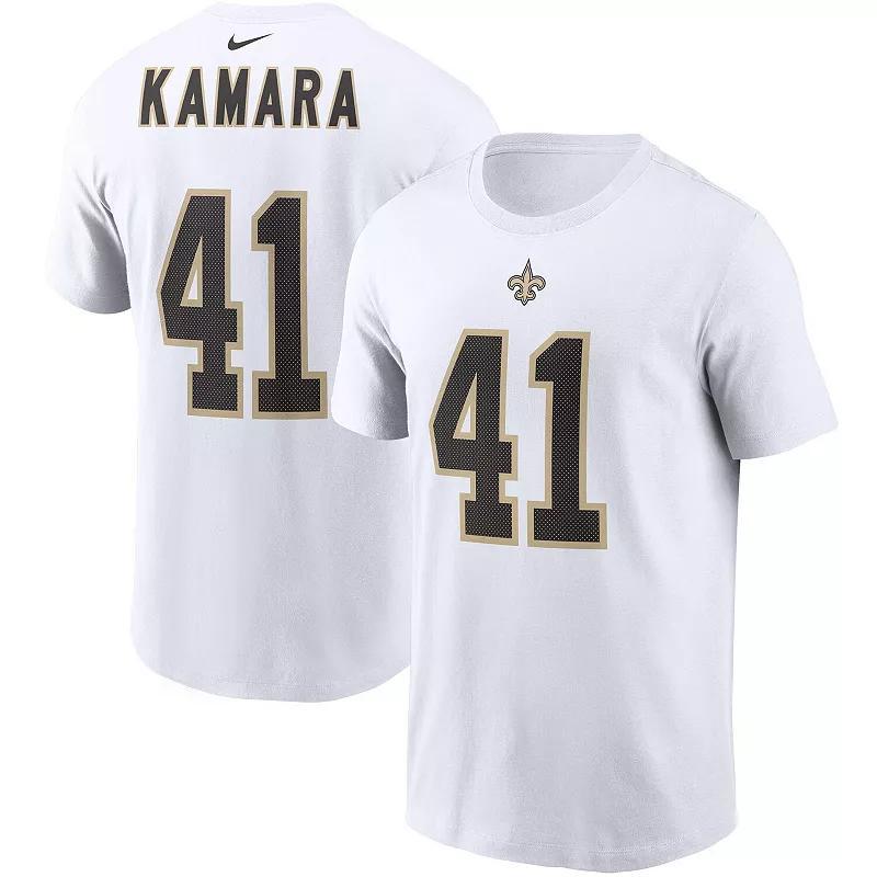 Mens Nike Alvin Kamara New Orleans Saints Player Name & Number T-Shirt Product Image