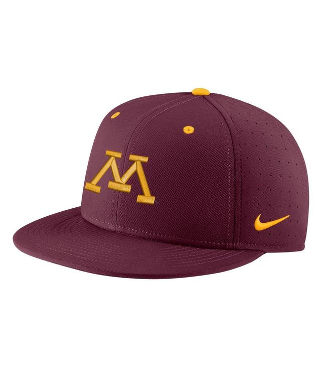 Mens Nike Maroon Minnesota Golden Gophers Aero True Baseball Performance Fitted Hat Product Image