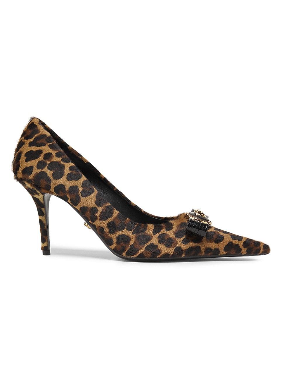 Versace Womens Ribbon Pointed Toe Pumps Product Image