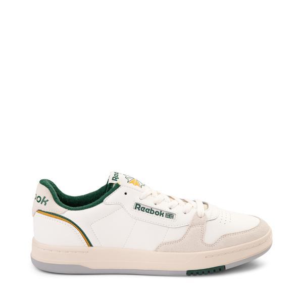 Mens Reebok Phase Court Athletic Shoe - Chalk / Paper White / Dark Green Product Image