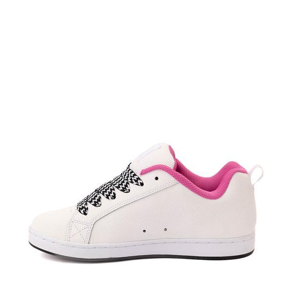 Womens DC Court Graffik Skate Shoe - White Product Image