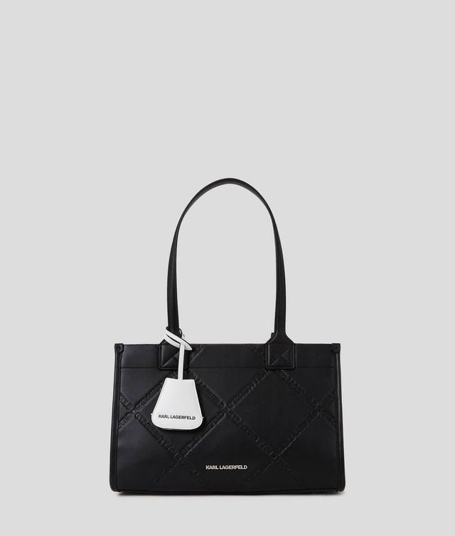 K/SKUARE EMBOSSED MEDIUM TOTE BAG Product Image