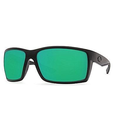 Costa Reefton Blackout Polarized Mirrored Glass Rectangle Sunglasses Product Image