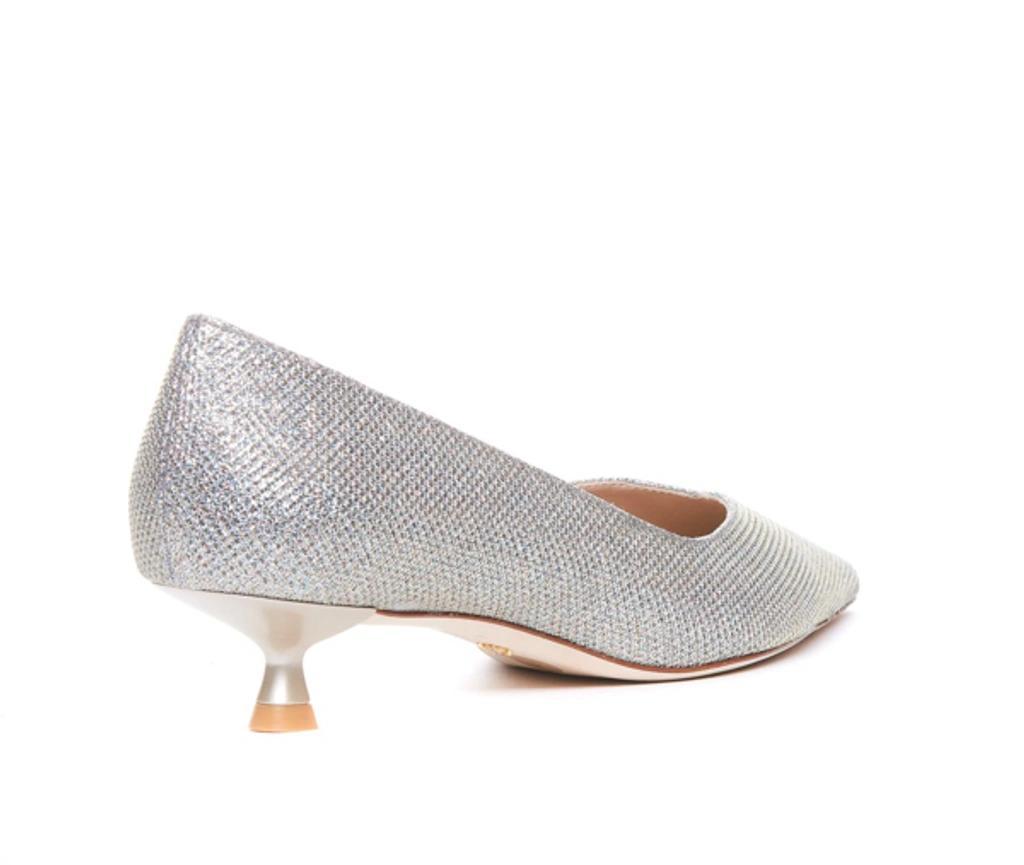 With Heel In Perla Light Gray Product Image