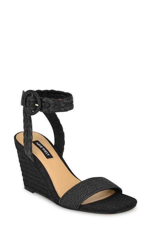 Nine West Nerisa Ankle Strap Espadrille Wedge Sandal Product Image