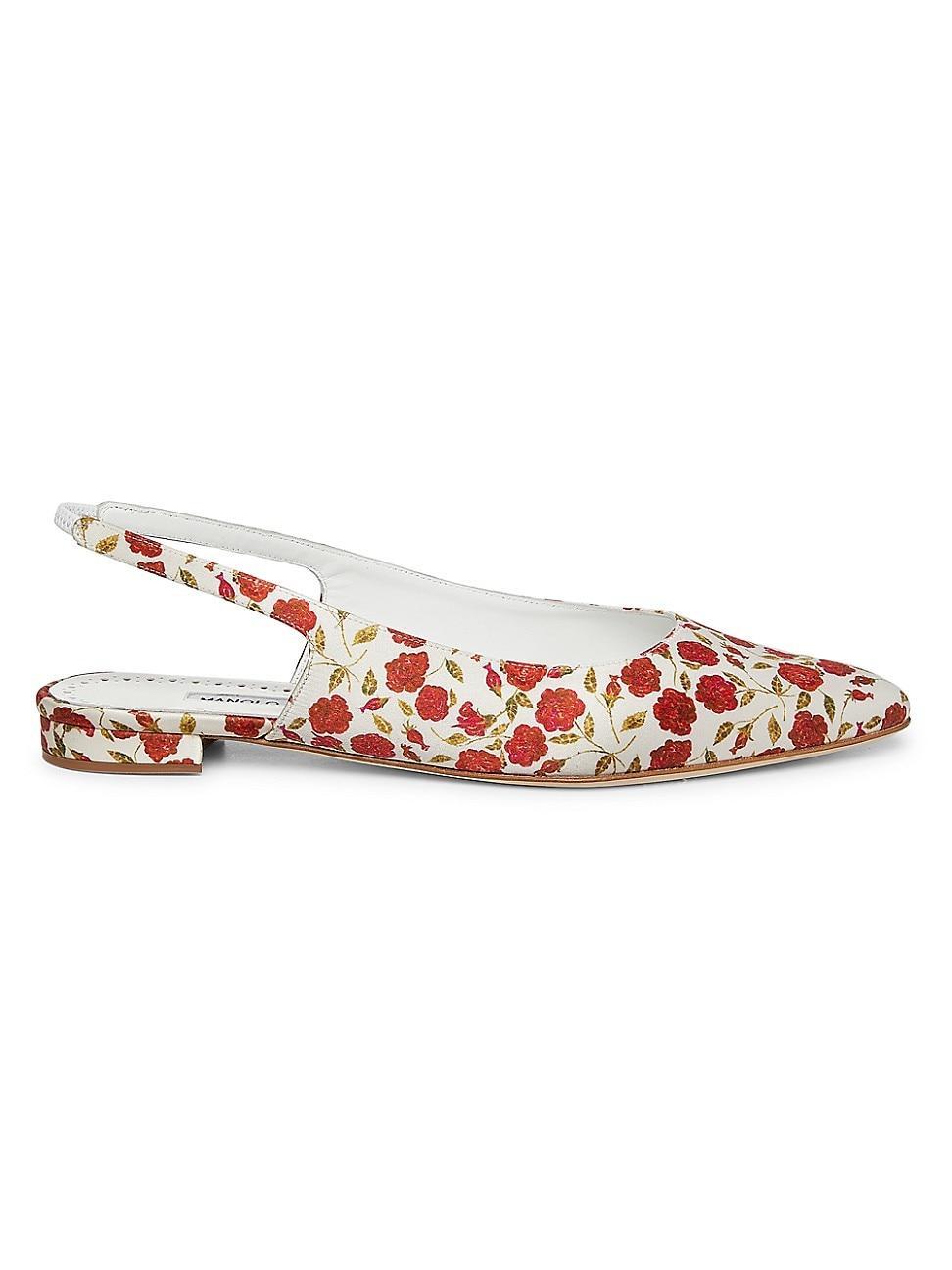 Womens Sawra Floral Slingback Flats Product Image