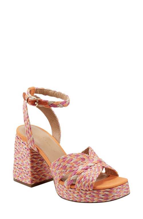 Marc Fisher LTD Janie Raffia Ankle Strap Platform Sandal Product Image