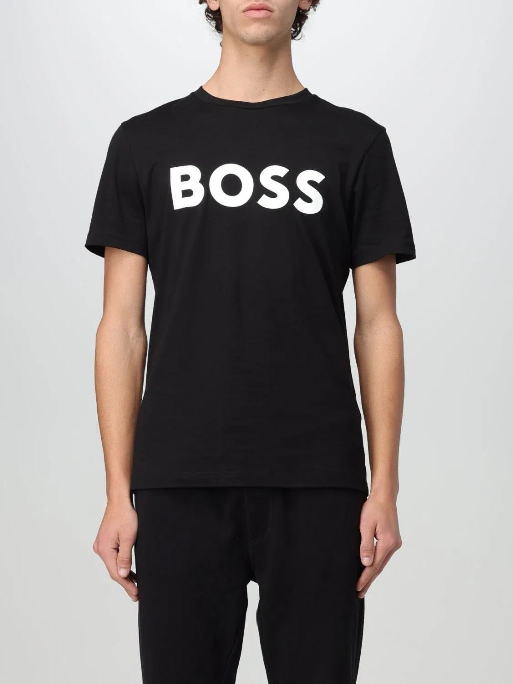 HUGO BOSS T-shirt Boss Men Color Black In Navy Product Image