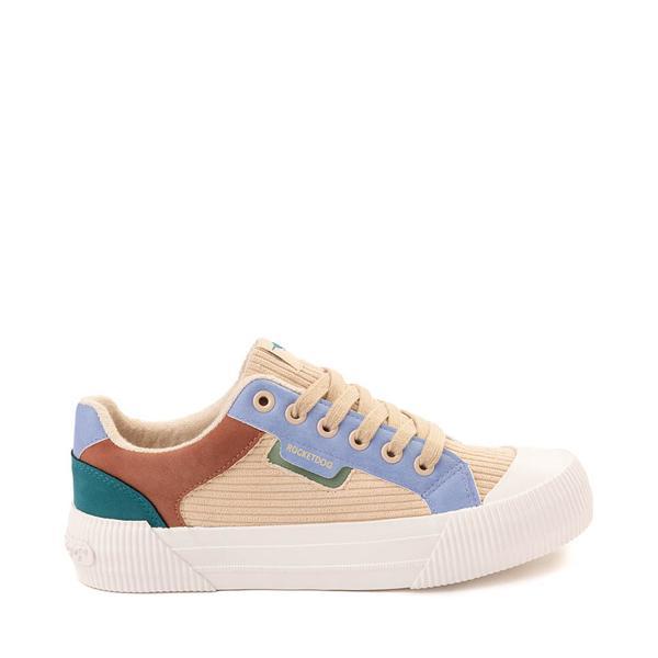 Womens Rocket Dog Cheery Corduroy Platform Sneaker - Natural / Color-Block Product Image