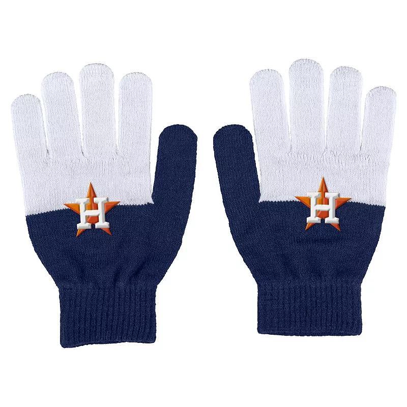 Womens WEAR by Erin Andrews Houston Astros Color-Block Gloves Product Image