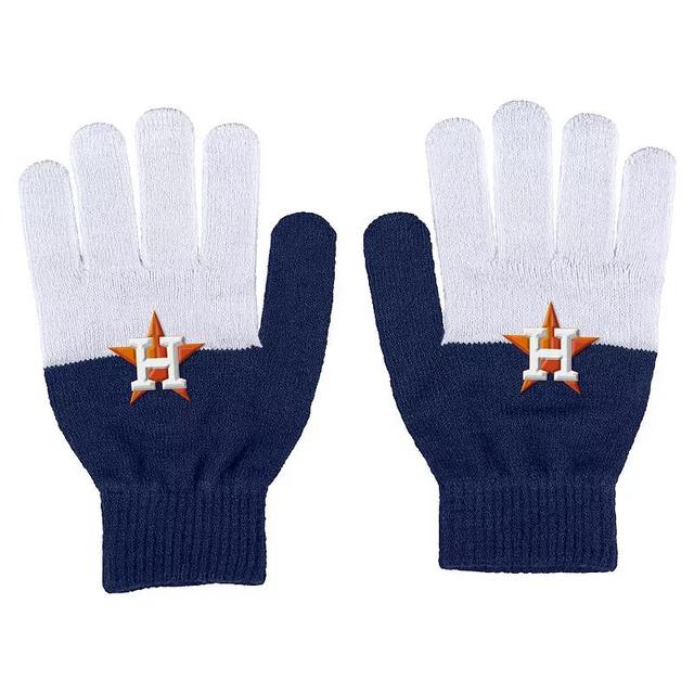 Womens WEAR by Erin Andrews Houston Astros Color-Block Gloves Product Image