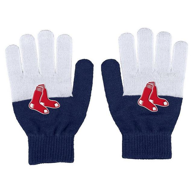 Womens WEAR by Erin Andrews Boston Red Sox Color-Block Gloves Product Image