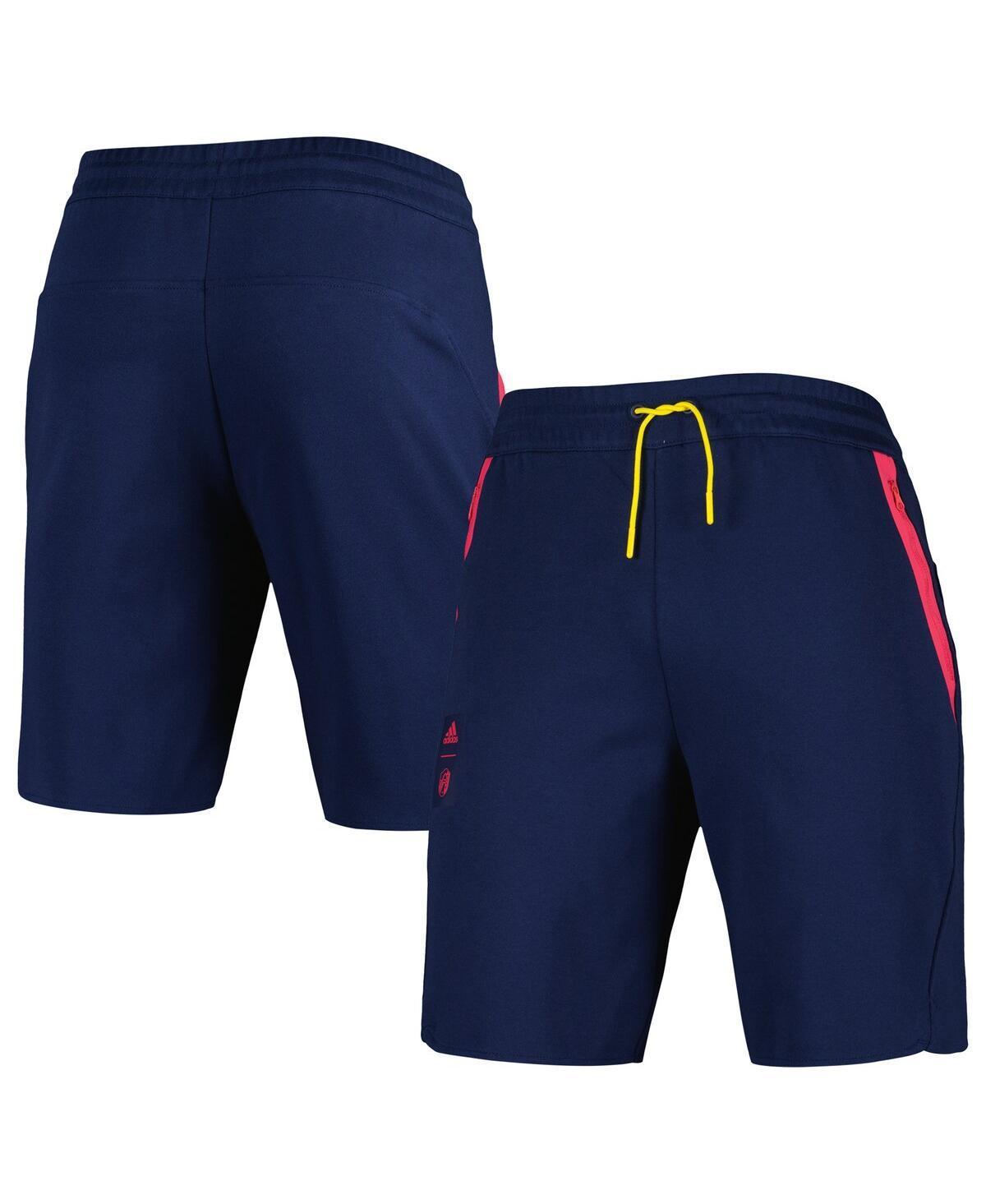 Mens adidas Navy St. Louis City Sc 2023 Player Travel Shorts Product Image