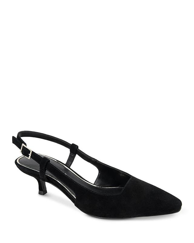 Kenneth Cole Womens Martha Pointed Toe Slip On Slingback Flats Product Image