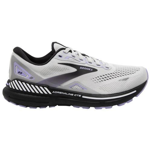 Brooks Womens Brooks Adrenaline GTS 23 - Womens Shoes Purple/Black/Grey Product Image