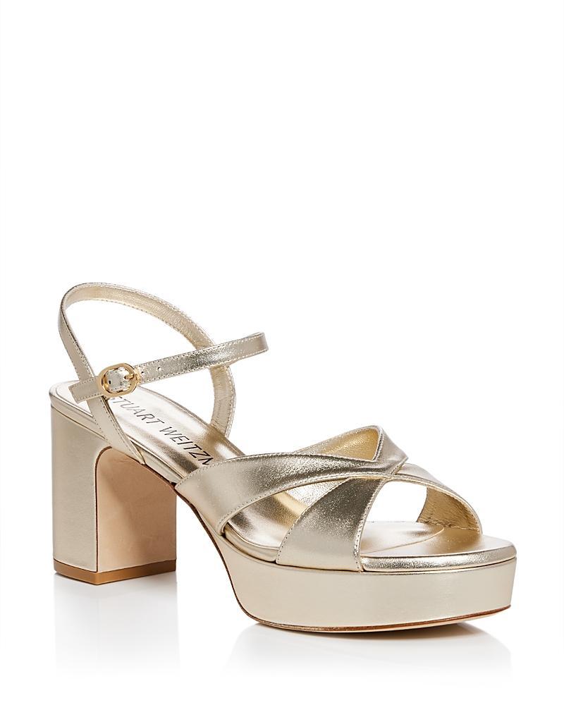 Stuart Weitzman Womens Carmen Midi Platform Sandals Product Image