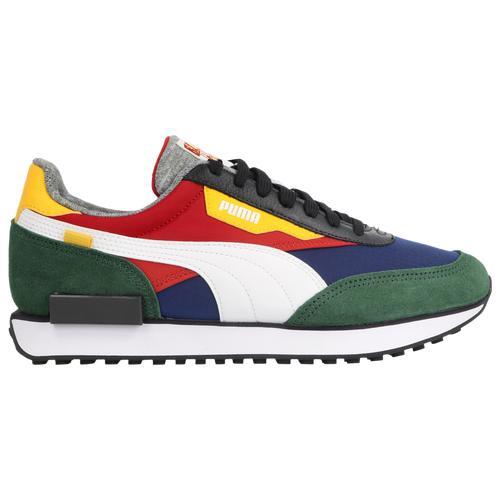 PUMA Mens Future Rider - Shoes Red/Yellow/Green Product Image