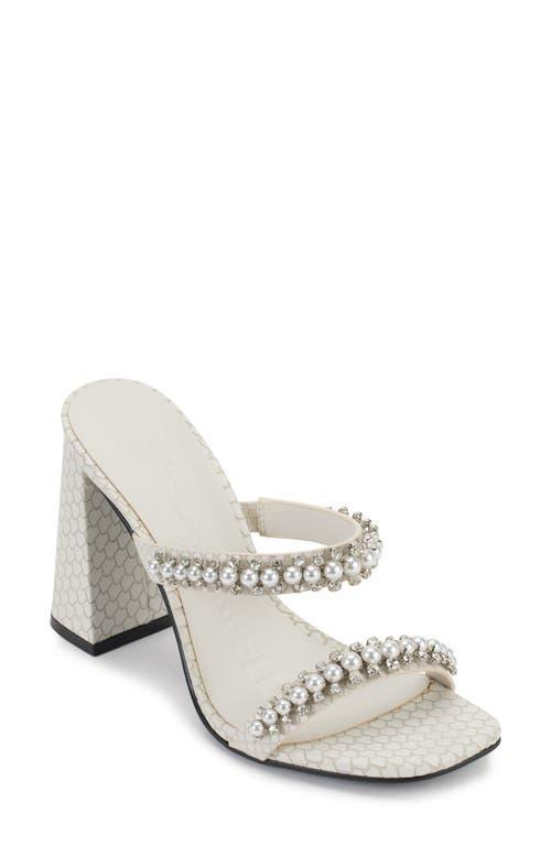 Karl Lagerfeld Paris Rayan Rhinestone Block Heel Sandal Product Image