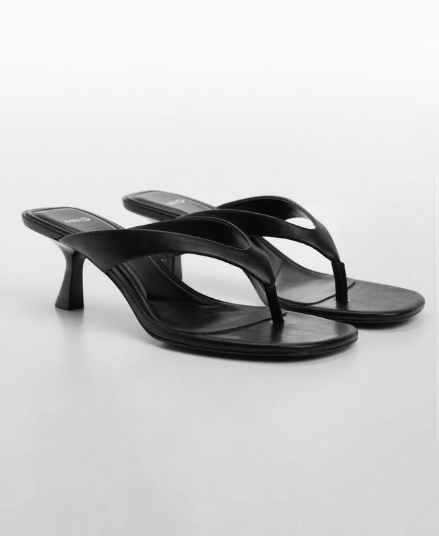 Mango Womens Kitten Heel Sandals Product Image