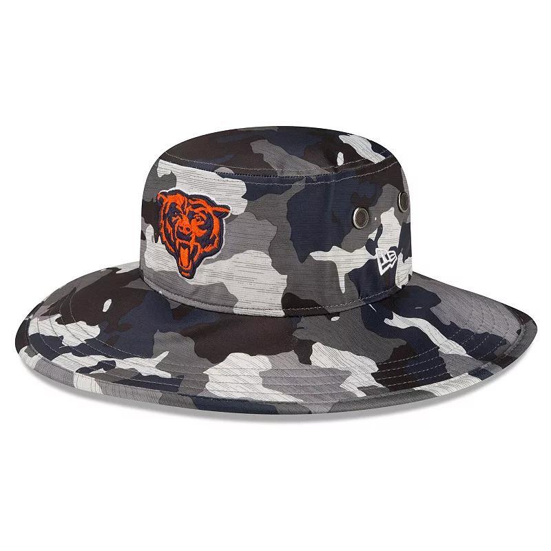 Mens New Era Camo Chicago Bears 2022 Nfl Training Camp Official Mascot Panama Bucket Hat Product Image