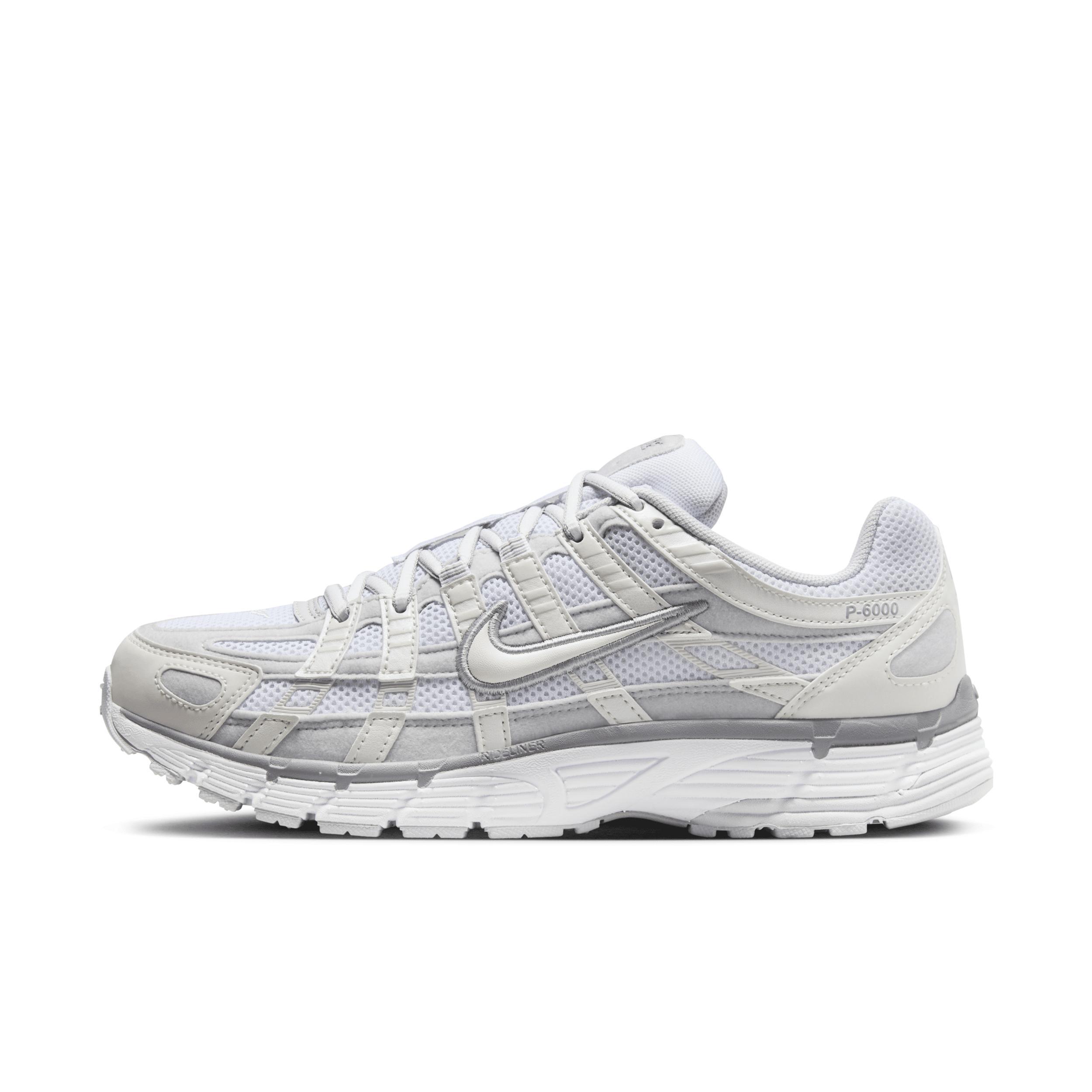 Nike Womens Nike P-6000 - Womens Shoes White/Silver Product Image