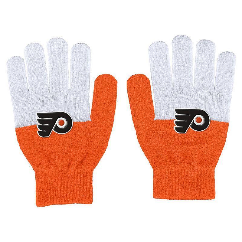 Womens WEAR by Erin Andrews Philadelphia Flyers Color-Block Gloves Product Image