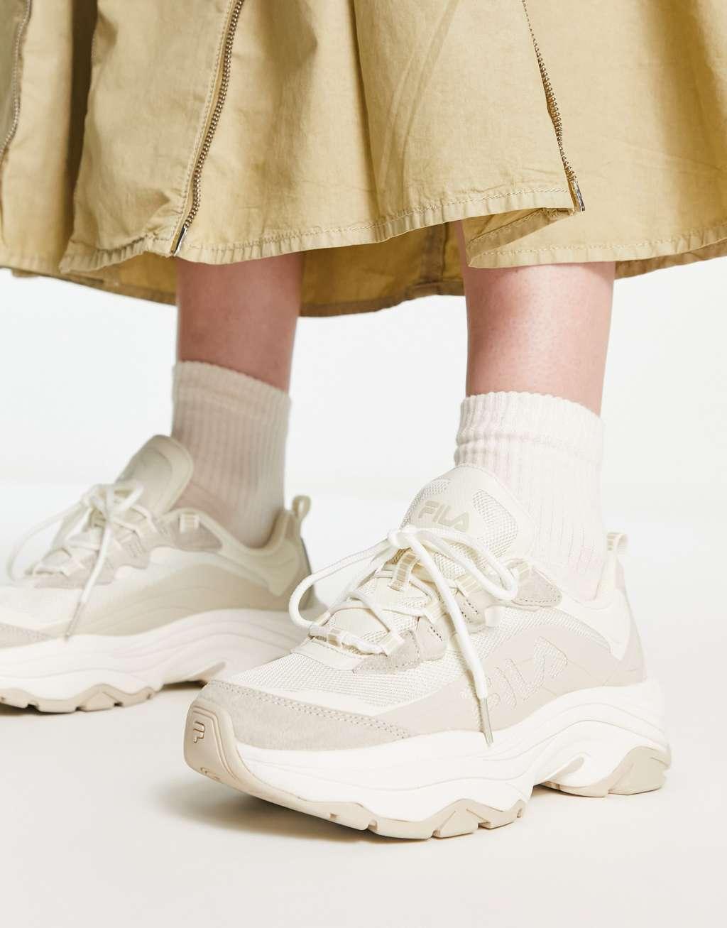 Fila Alpha Ray Linear sneakers in off white Product Image