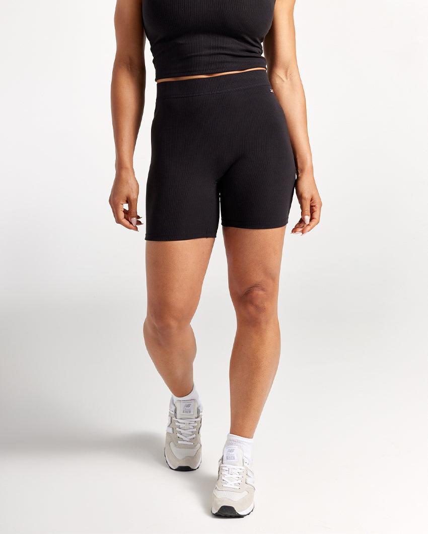 Rib High-Waist Biker Short Product Image