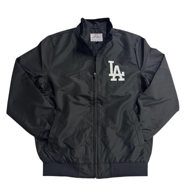 Los Angeles Dodgers Zip Windbreaker with Left Chest Team Logo Male Product Image