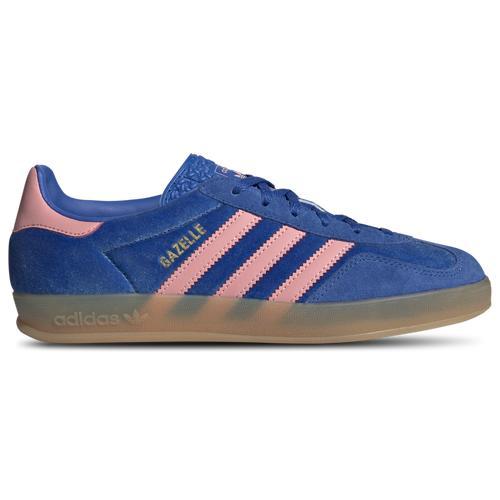 adidas Womens Originals Gazelle Indoor - Shoes Pink/Blue Product Image