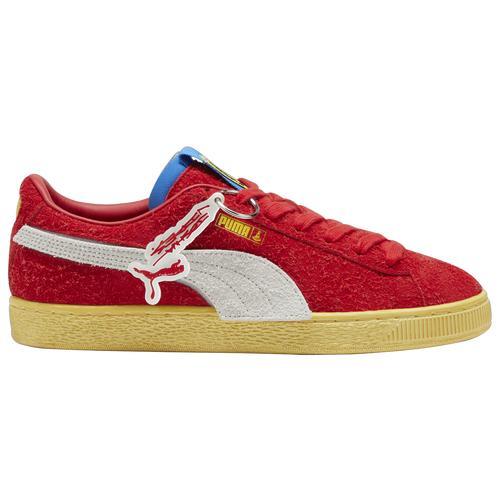 PUMA Mens Vides For Scuderia Ferrari Suede - Basketball Shoes Puma Black/Puma White Product Image