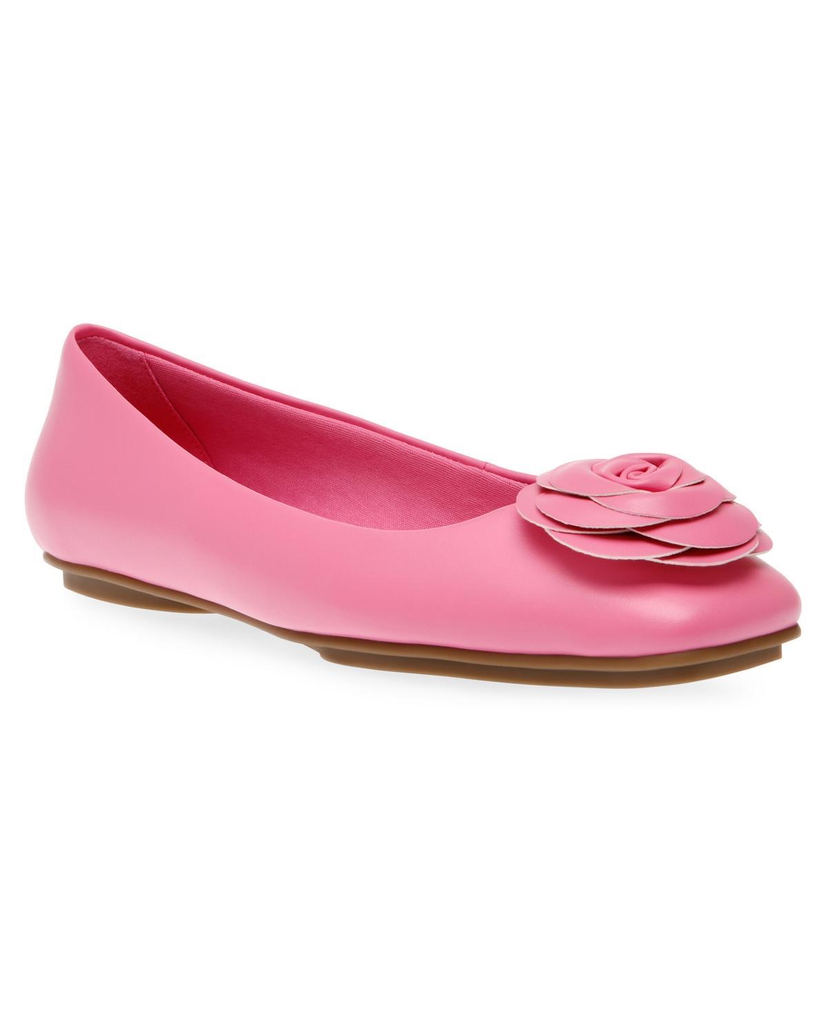 Anne Klein Womens Anastasia Flower Ornamented Ballet Flats Product Image