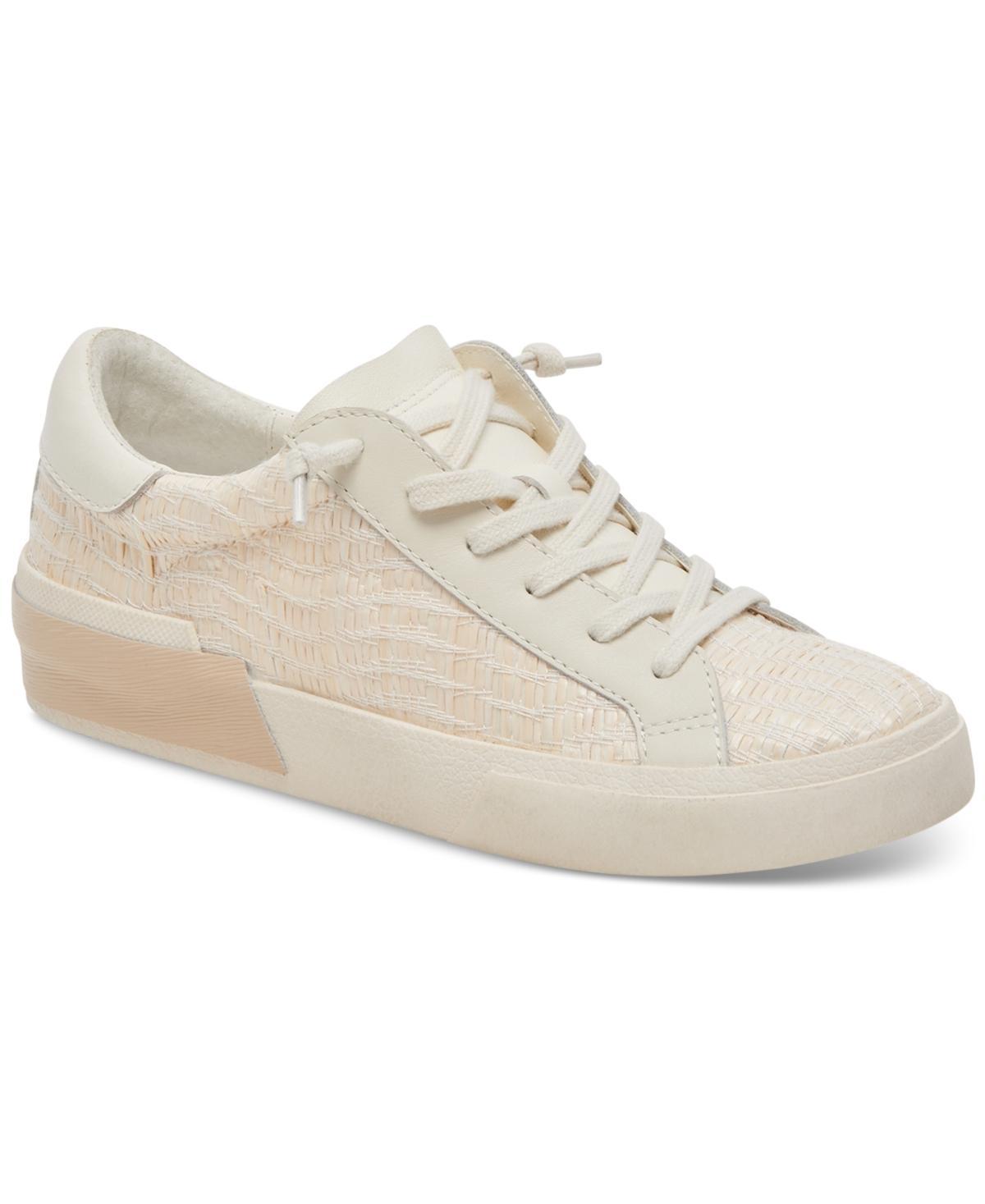 Zina Sneaker In White/tan Leather Product Image