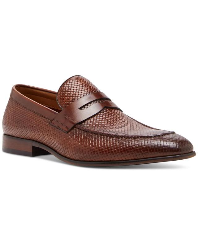 Steve Madden Mens Josiah Moc-Toe Dress Penny Loafer Product Image