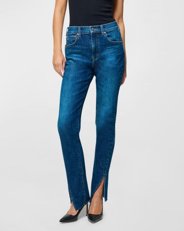 Rialto Twist-Seam Slim Straight Jeans Product Image