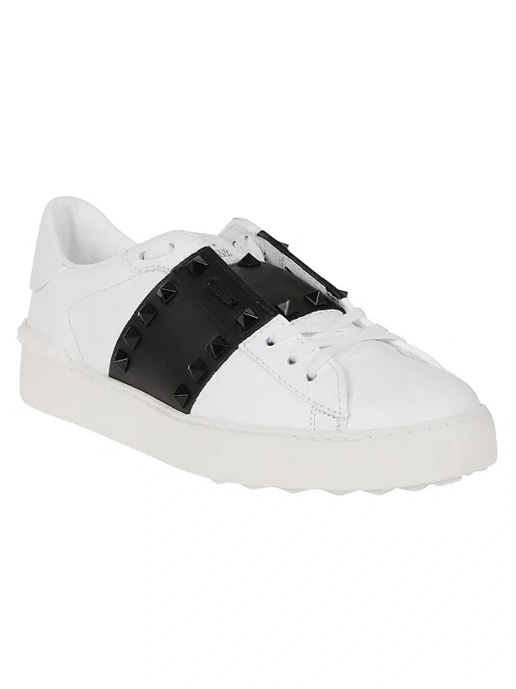 Rockstud Untitled Sneakers In White Product Image