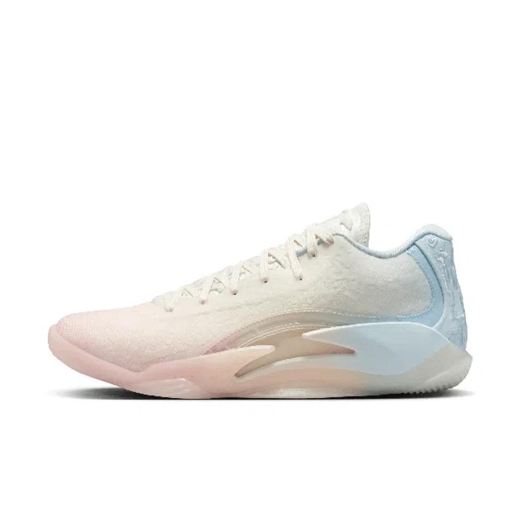 JORDAN Nike Men's Zion 3 "rising" Basketball Shoes In Bleached Coral/pale Ivory/crimson Tint Product Image