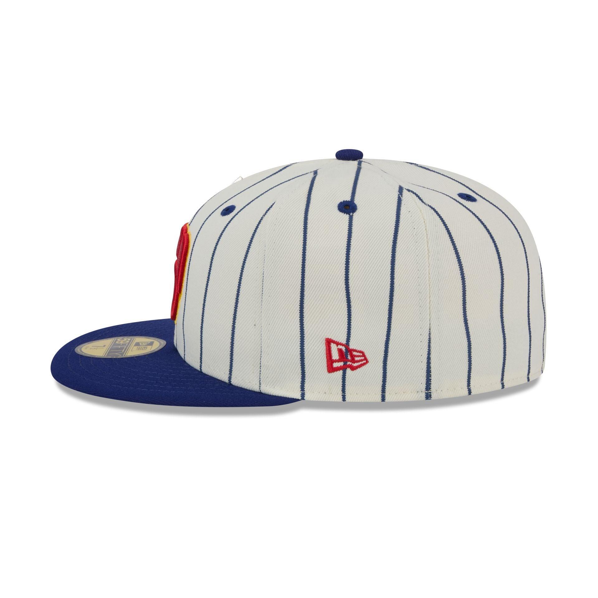 Big League Chew X Milwaukee Brewers Pinstripe 59FIFTY Fitted Hat Male Product Image