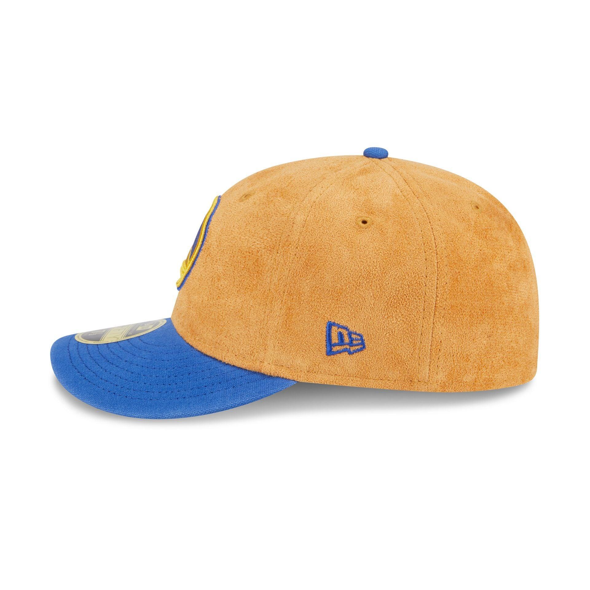 Golden State Warriors Tan Texture Low Profile 59FIFTY Fitted Hat Male Product Image