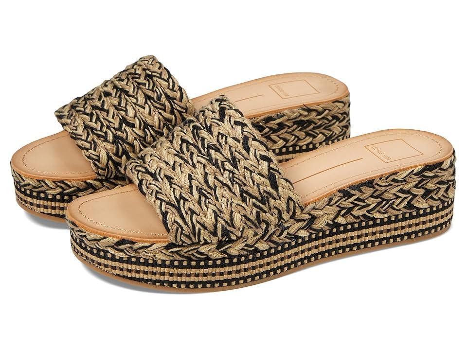 Dolce Vita Pazli (Black Multi Woven) Women's Sandals Product Image