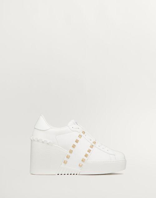 OPEN DISCO WEDGE SNEAKER IN CALFSKIN 85 MM Product Image