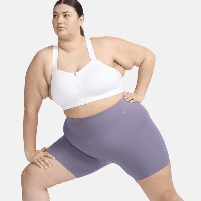 Nike Womens Zenvy Gentle-Support High-Waisted 8 Biker Shorts (Plus Size) Product Image