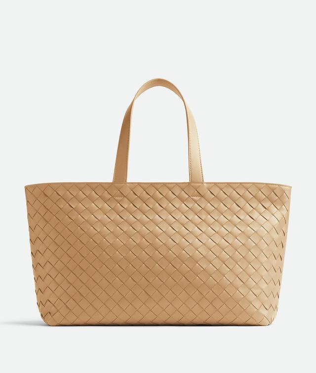 Women's Intrecciato Tote Bag in Almond Product Image