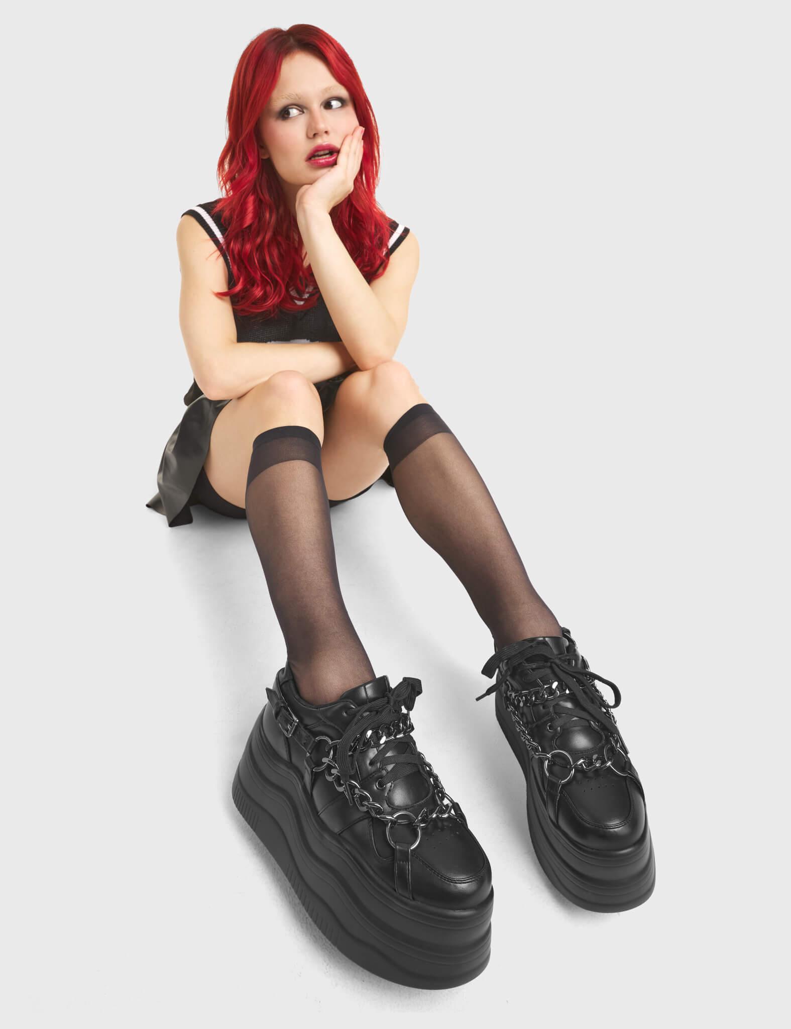 Rizz Chunky Platform Sneakers Product Image