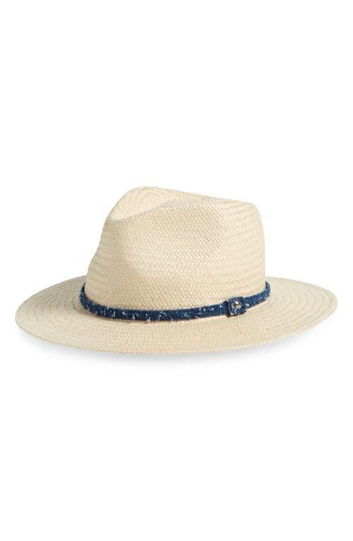 Womens Packable Straw Fedora Product Image