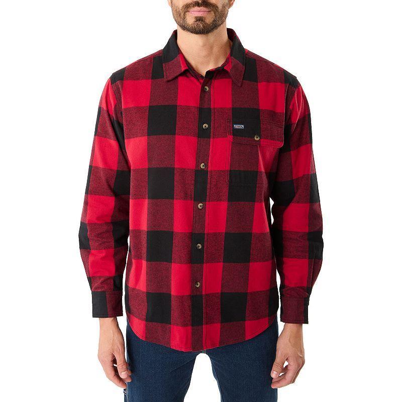 Big & Tall Smiths Workwear Flannel Button Down Shirt, Mens Product Image