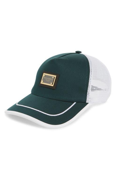 Dolce & Gabbana Logo Plaque Trucker Hat Product Image